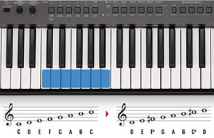 diagram illustrating transpose function of Yamaha PSR-I500